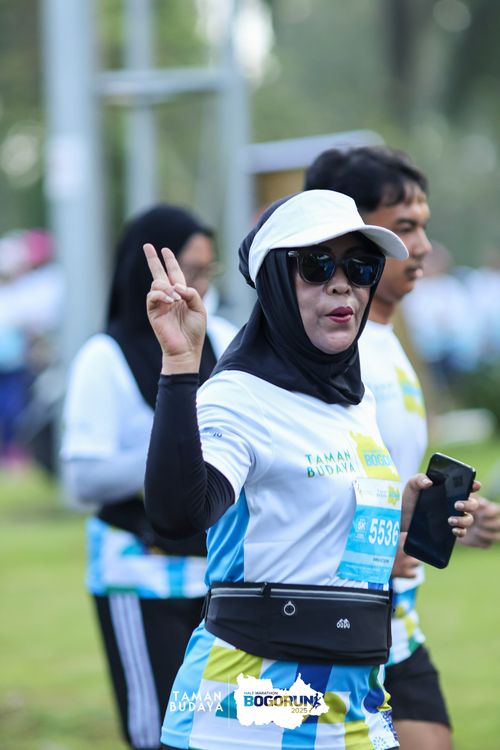Race photo from Taman Budaya x BOGORUN 2025