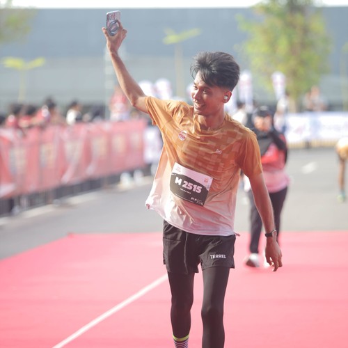 Race photo from KEDIRI HALF MARATHON 2026