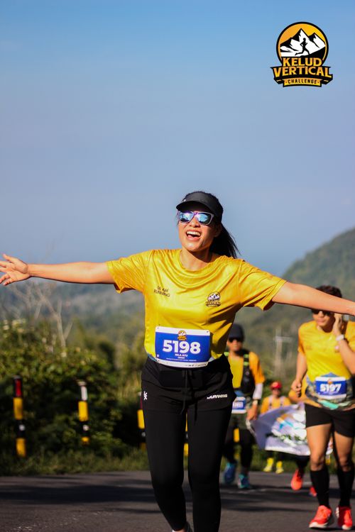 Race photo from Kelud Vertical Challenge 2024