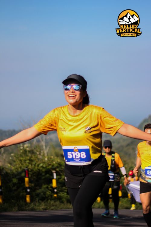 Race photo from Kelud Vertical Challenge 2024