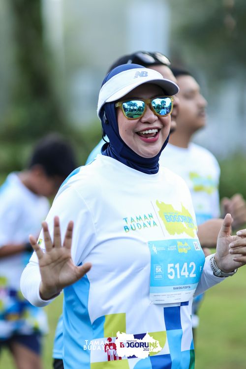 Race photo from Taman Budaya x BOGORUN 2025