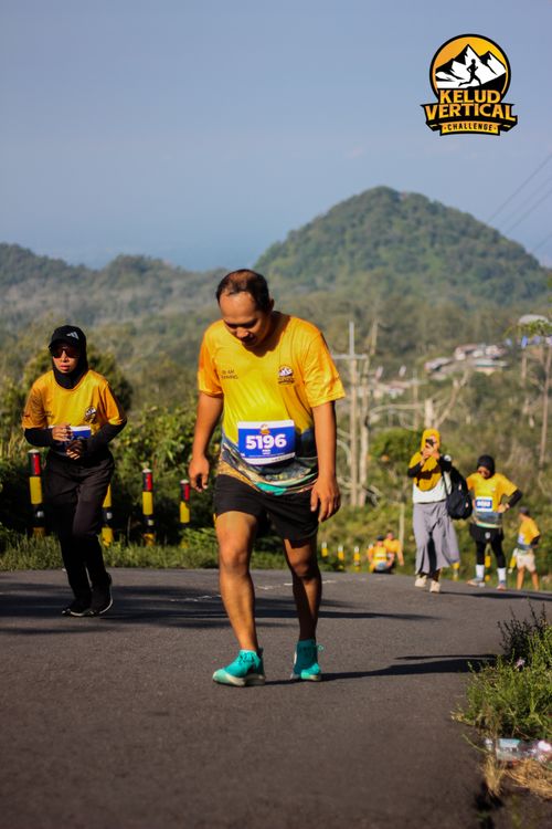 Race photo from Kelud Vertical Challenge 2024