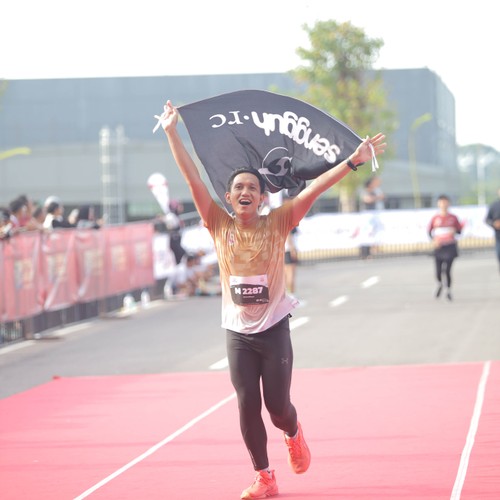 Race photo from KEDIRI HALF MARATHON 2026