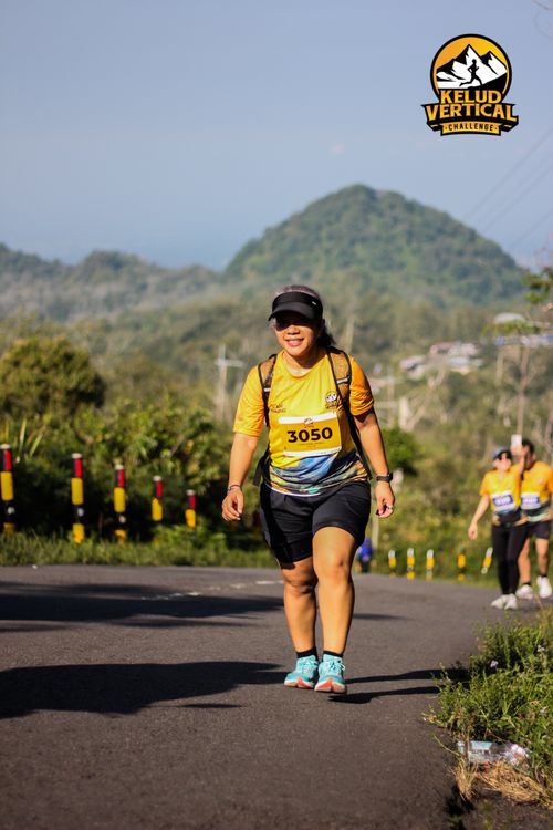 Race photo from Kelud Vertical Challenge 2024