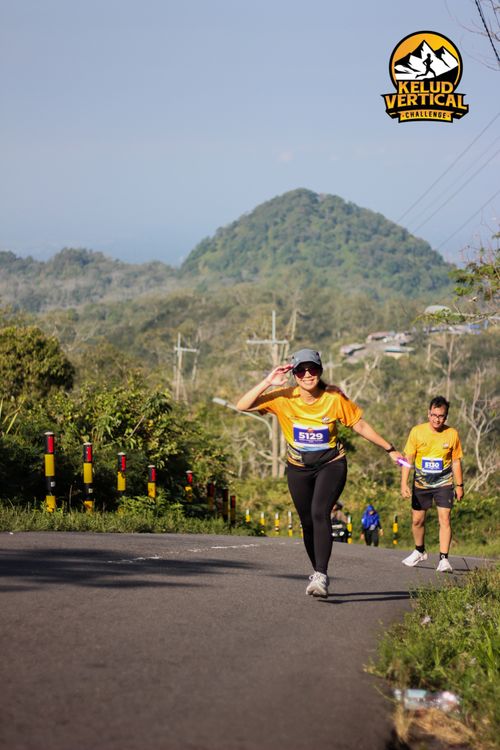Race photo from Kelud Vertical Challenge 2024