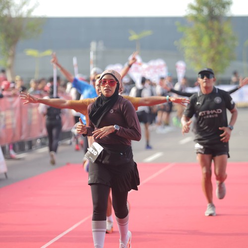 Race photo from KEDIRI HALF MARATHON 2026