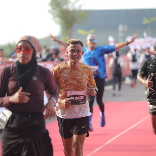 Race photo from KEDIRI HALF MARATHON 2026