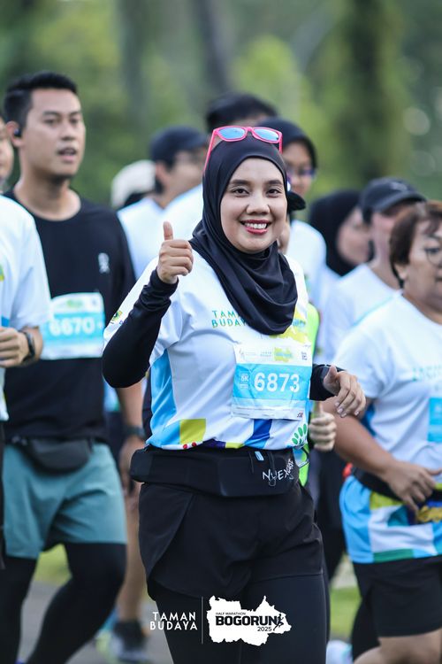Race photo from Taman Budaya x BOGORUN 2025