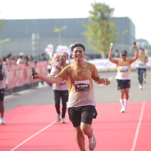 Race photo from KEDIRI HALF MARATHON 2026