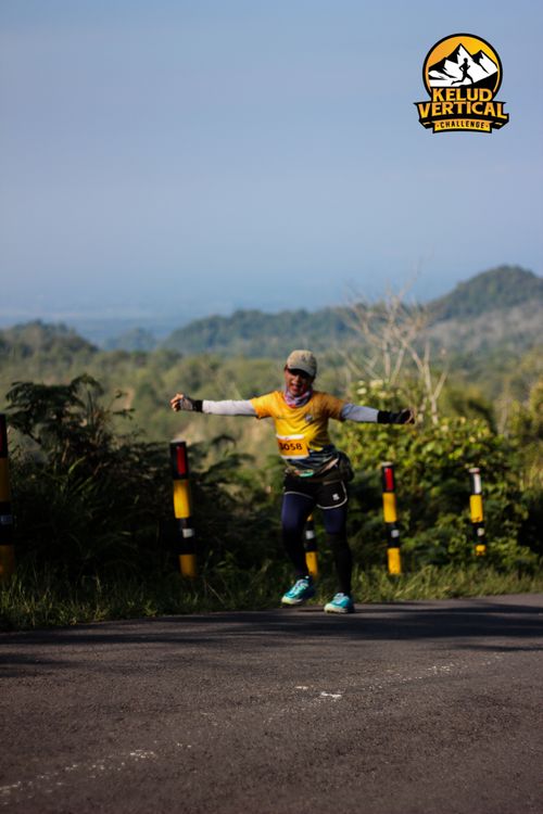 Race photo from Kelud Vertical Challenge 2024