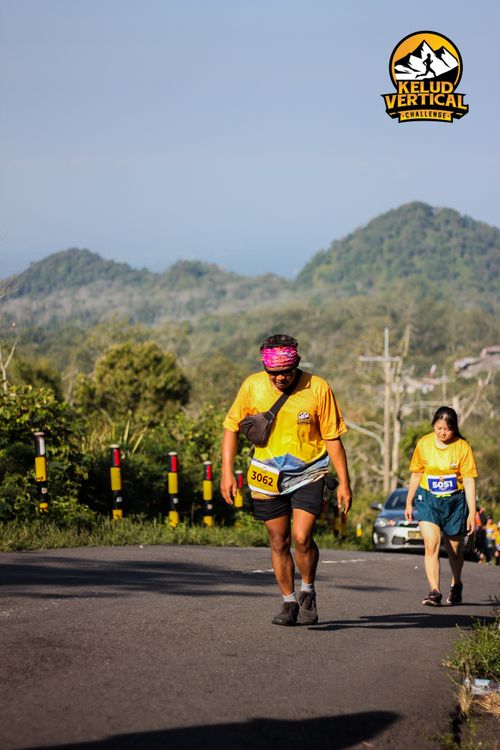 Race photo from Kelud Vertical Challenge 2024