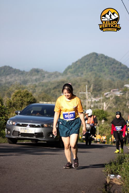 Race photo from Kelud Vertical Challenge 2024