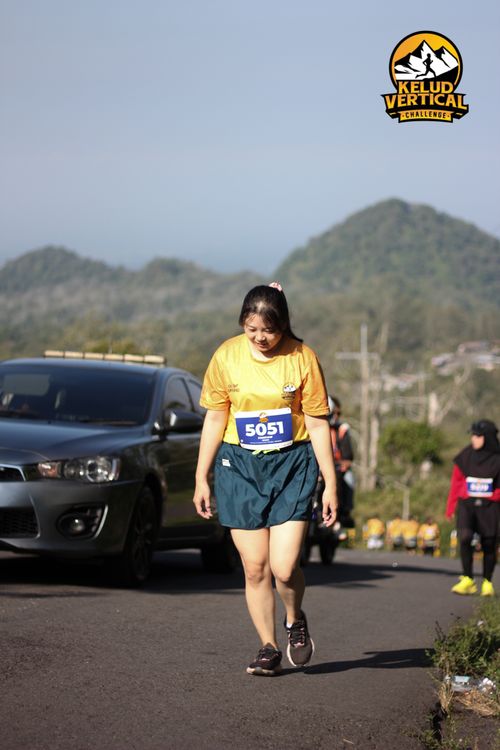 Race photo from Kelud Vertical Challenge 2024