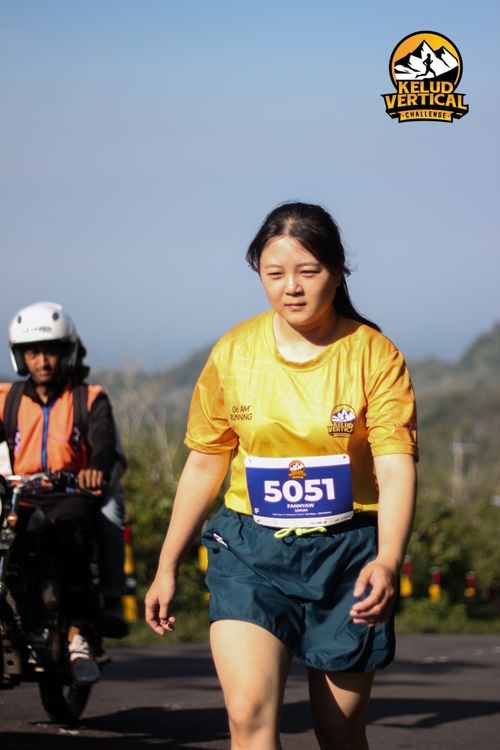 Race photo from Kelud Vertical Challenge 2024