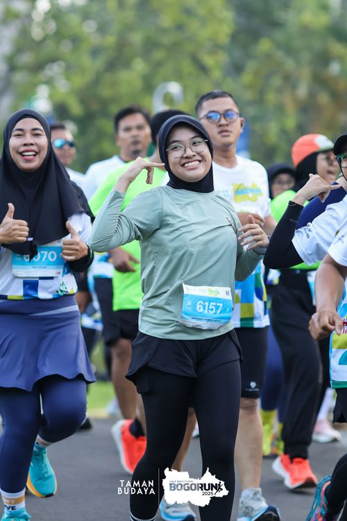 Race photo from Taman Budaya x BOGORUN 2025