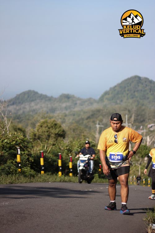 Race photo from Kelud Vertical Challenge 2024