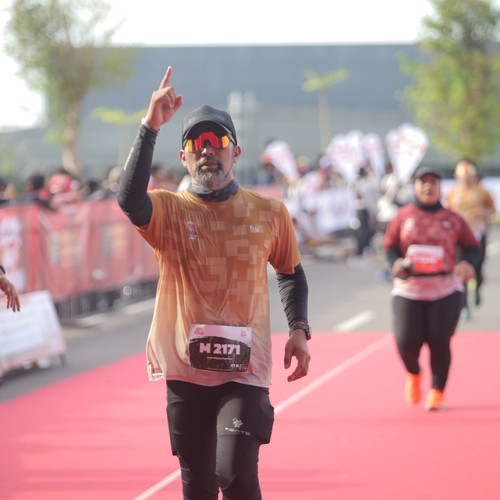 Race photo from KEDIRI HALF MARATHON 2026