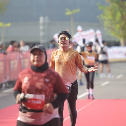 Race photo from KEDIRI HALF MARATHON 2026