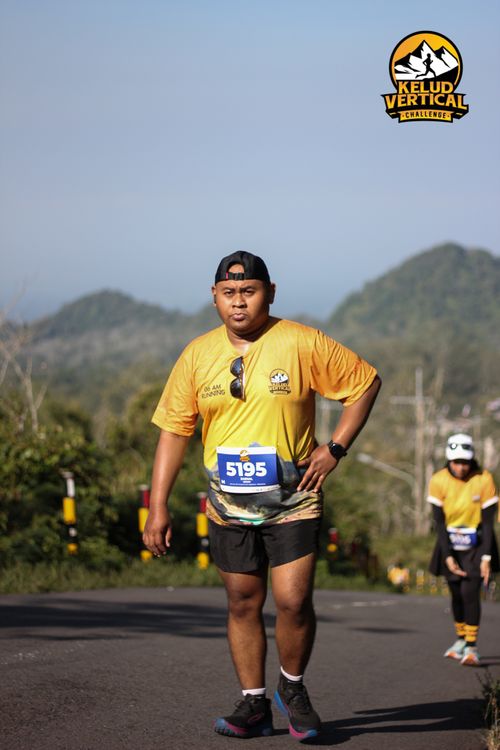 Race photo from Kelud Vertical Challenge 2024