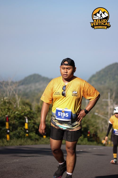 Race photo from Kelud Vertical Challenge 2024