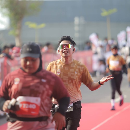 Race photo from KEDIRI HALF MARATHON 2026