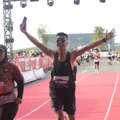 Race photo from KEDIRI HALF MARATHON 2026