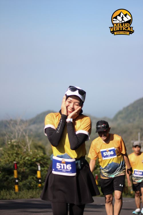 Race photo from Kelud Vertical Challenge 2024