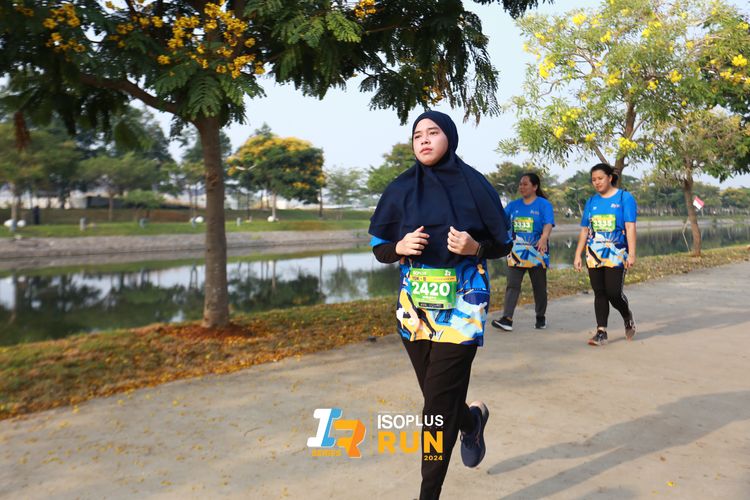 Race photo from ISOPlus Run 2024 Jakarta