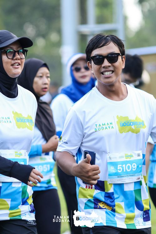 Race photo from Taman Budaya x BOGORUN 2025