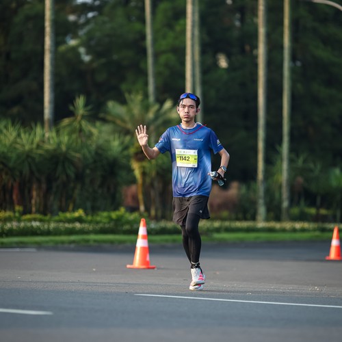 Race photo from BOGORUN 2026