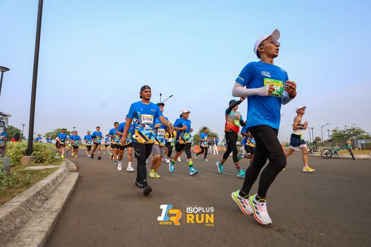 Race photo from ISOPlus Run 2024 Jakarta
