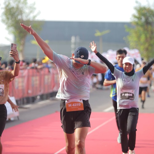 Race photo from KEDIRI HALF MARATHON 2026