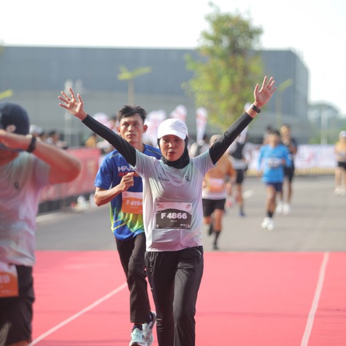 Race photo from KEDIRI HALF MARATHON 2026