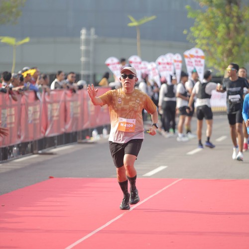 Race photo from KEDIRI HALF MARATHON 2026