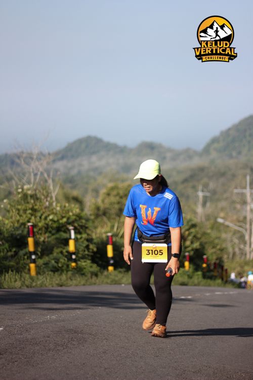 Race photo from Kelud Vertical Challenge 2024