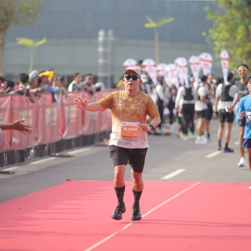 Race photo from KEDIRI HALF MARATHON 2026