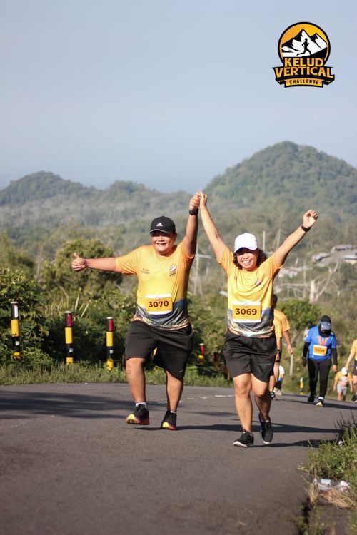 Race photo from Kelud Vertical Challenge 2024