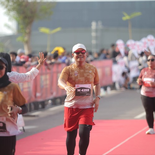Race photo from KEDIRI HALF MARATHON 2026