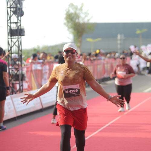 Race photo from KEDIRI HALF MARATHON 2026