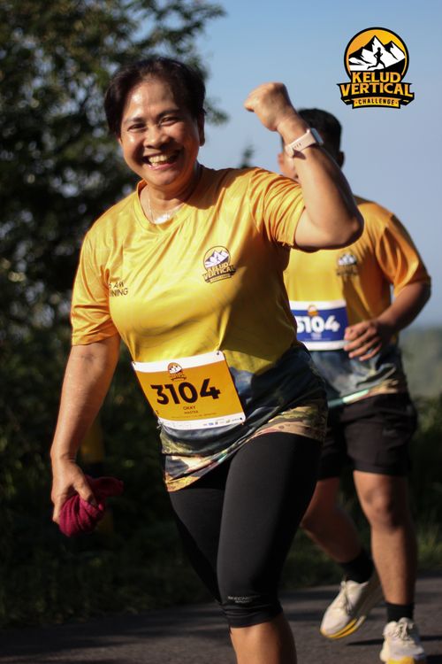 Race photo from Kelud Vertical Challenge 2024