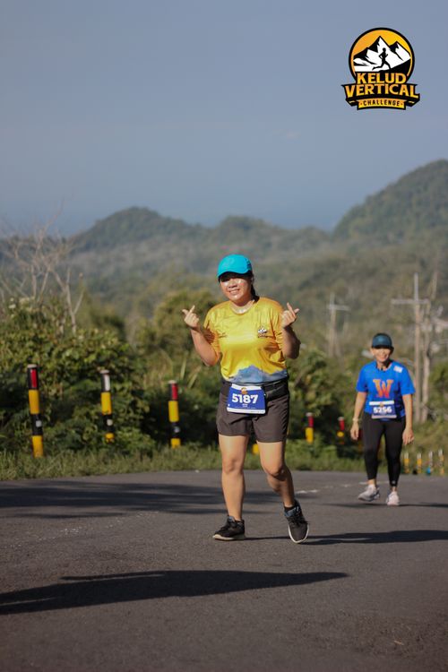 Race photo from Kelud Vertical Challenge 2024