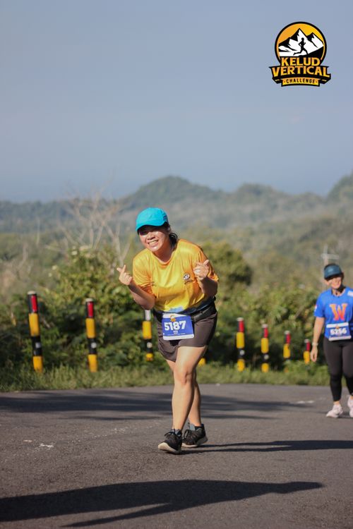 Race photo from Kelud Vertical Challenge 2024