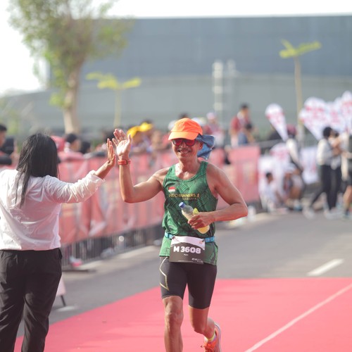 Race photo from KEDIRI HALF MARATHON 2026