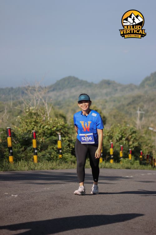 Race photo from Kelud Vertical Challenge 2024