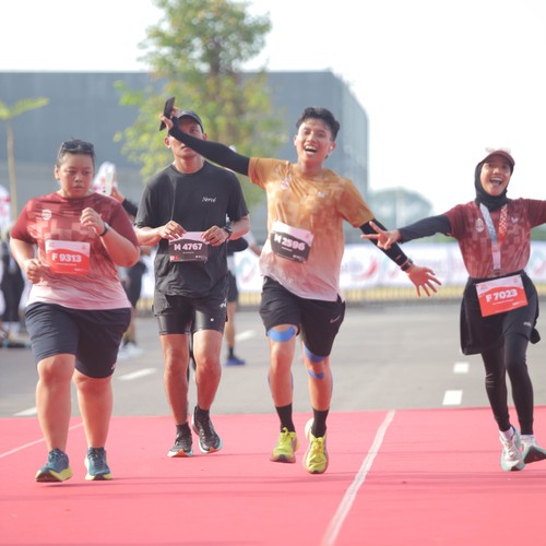 Race photo from KEDIRI HALF MARATHON 2026