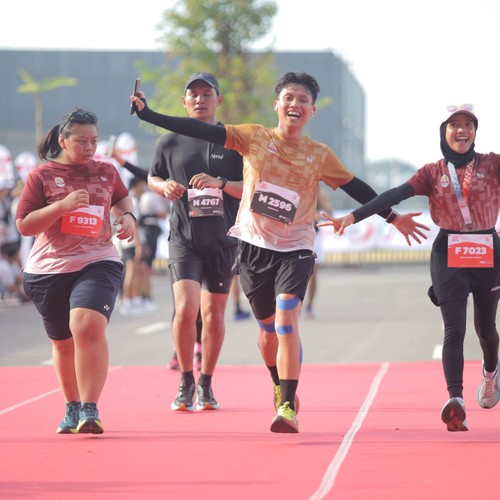 Race photo from KEDIRI HALF MARATHON 2026