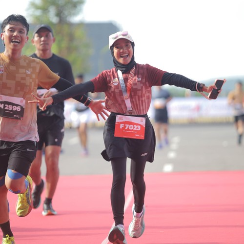 Race photo from KEDIRI HALF MARATHON 2026