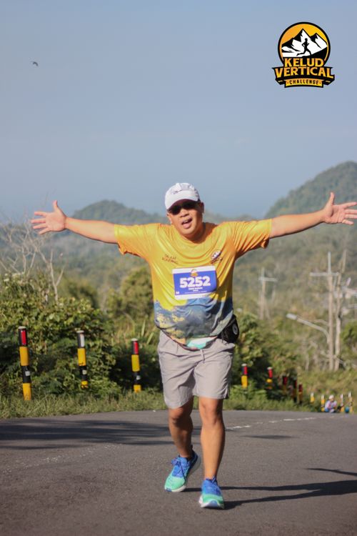 Race photo from Kelud Vertical Challenge 2024