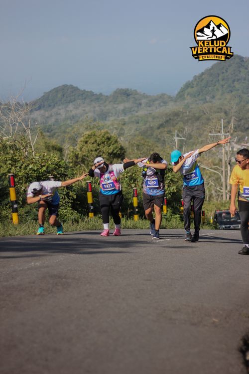 Race photo from Kelud Vertical Challenge 2024