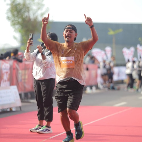 Race photo from KEDIRI HALF MARATHON 2026
